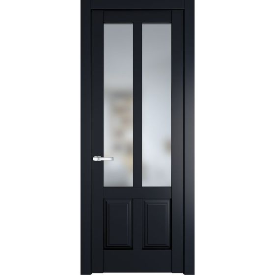 Межкомнатная дверь эмаль Profil Doors 4.8.2PD нэви блу остеклённая
