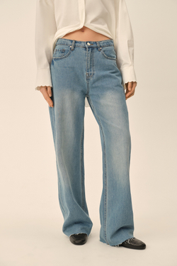 Джинсы (Утро после свиданки), голубые