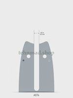 Шина пильная Oregon 160SDEA074 Double Guard Single Rivet (носовой подшипник на 1 заклепке), длина 16" (40 см), паз 1,3 мм, шаг 3/8" хвостовик А074, для цепи 55зв.