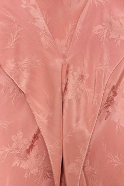 ZARA ЖАККАРДОВОЕ ПЛАТЬЕ С КРУЖЕВОМ — ZW COLLECTION, ЛОСОСЕВЫЙ
