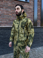 Тактический демисезонный костюм / softshell / мох