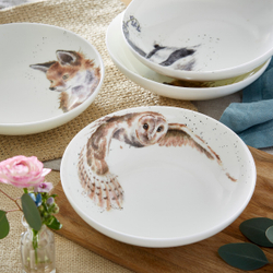 Royal Worcester Тарелка Wrendale Designs 22,3см Сова глубокая WNB4341-XB-D