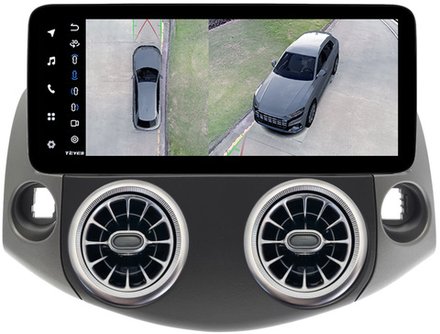 Магнитола для Toyota RAV4 30 2005-2012, Vanguard - Teyes LUX ONE 360 (воздуховоды с LED-подстветкой) монитор 12.3", Android 10, CarPlay, 4G SIM-слот, 6/128 ГБ, 4 камеры в комплекте