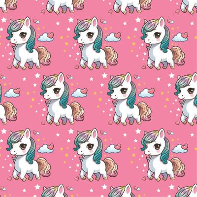 аниме лошадки на розовом