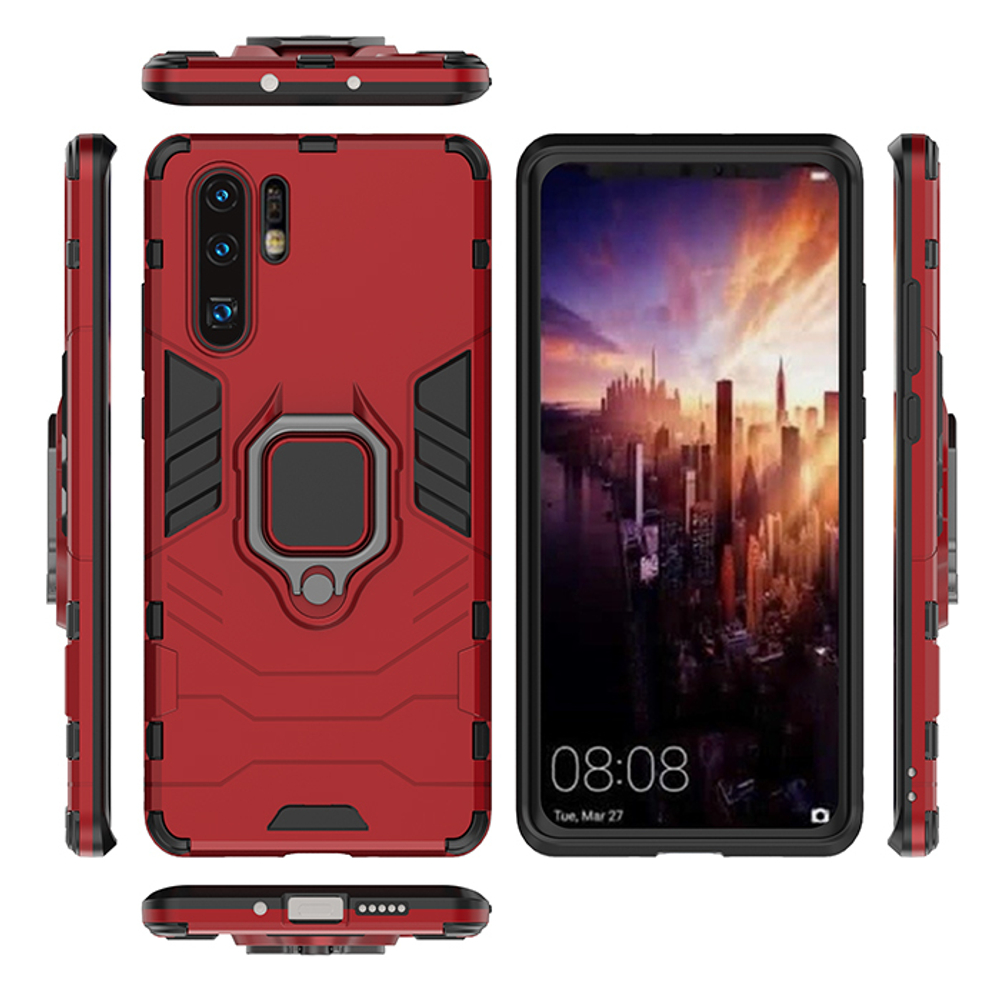 Противоударный чехол с кольцом Panther Case для Huawei P30 Pro