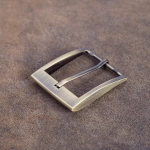 Пряжка ременная (40мм), арт. PPD145, цв. Сат.латунь, замак