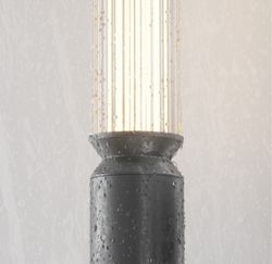 Светильник столбик ландшафтный 20вт 75x75x1986мм