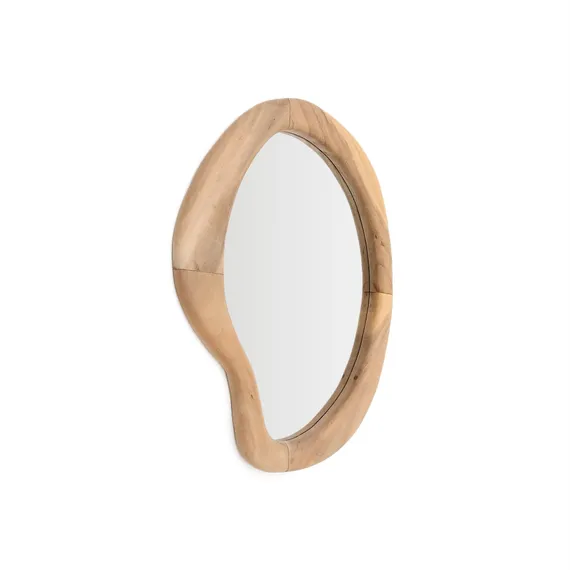 Зеркало Selem 68x44 см в деревянной раме с натуральной отделкой 