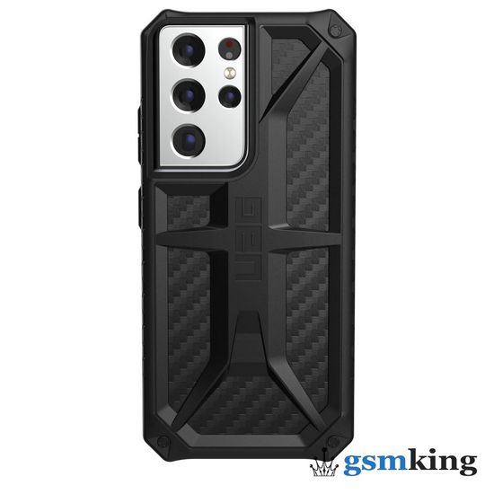 UAG Monarch Kevlar® Series Case for Samsung Galaxy S21 Ultra Carbon Fiber (Чёрный)212831114242