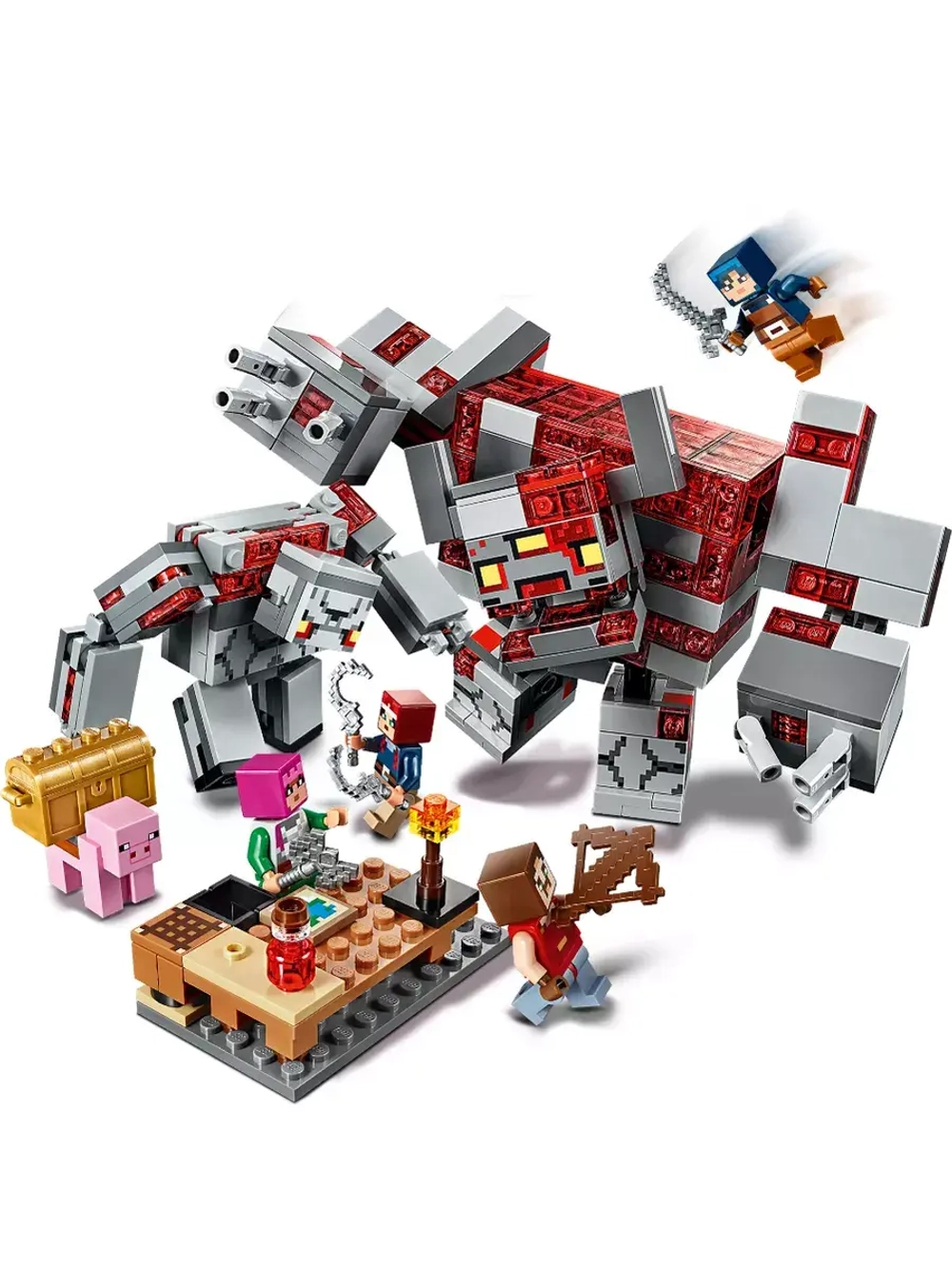 Конструктор Майнкрафт Битва за красную пыль 542 детали