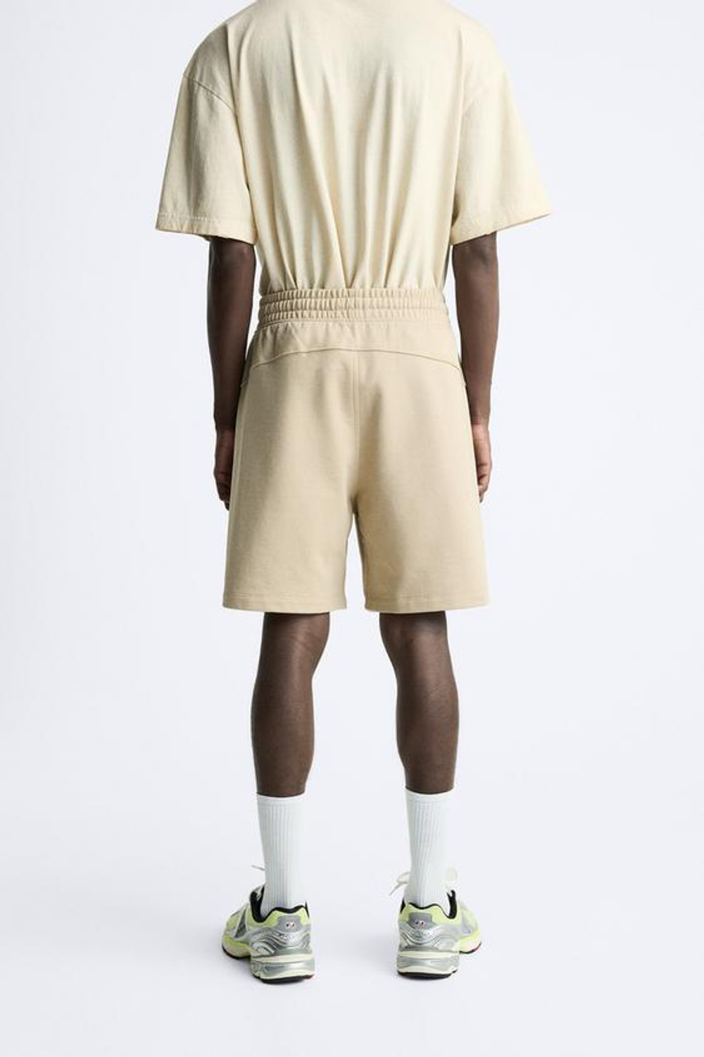 ZARA ШОРТЫ ДЖОГГЕРЫ, РЫЖЕВАТО-КОРИЧНЕВЫЙ