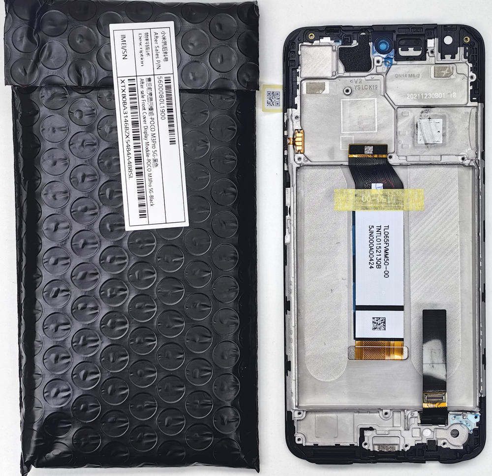Дисплей Xiaomi Poco M3 Pro 5G с рамкой (ORG)