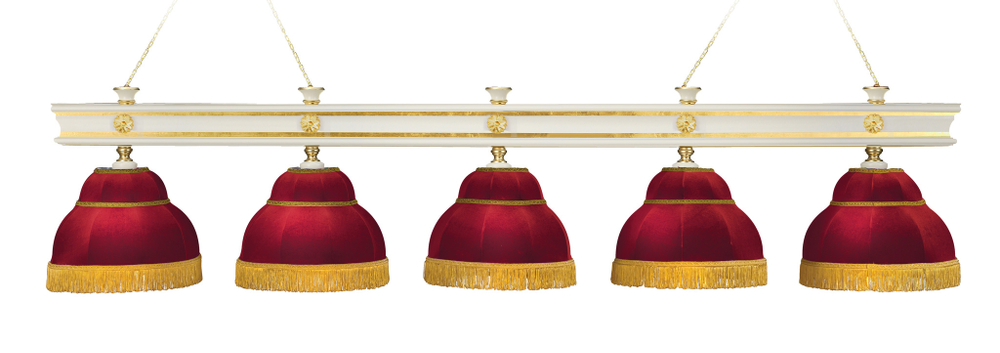 Лампа Моцарт 5 плафонов - ясень