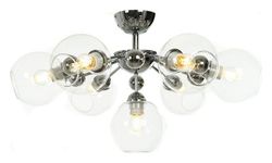 Люстра на штанге LUMINA DECO Devoli LDC 8040-7 CHR+PR