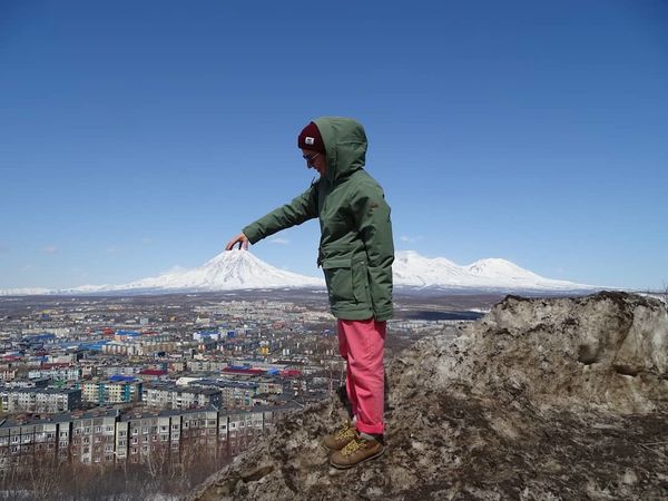 Кристина на Камчатке