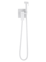 Смеситель с гигиеническим душем встраиваемый WONZON & WOGHAND CUBE, Белый матовый (WW-88829016-MW)