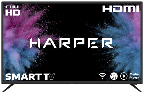 Телевизор HARPER 43F690TS 109 см черный
