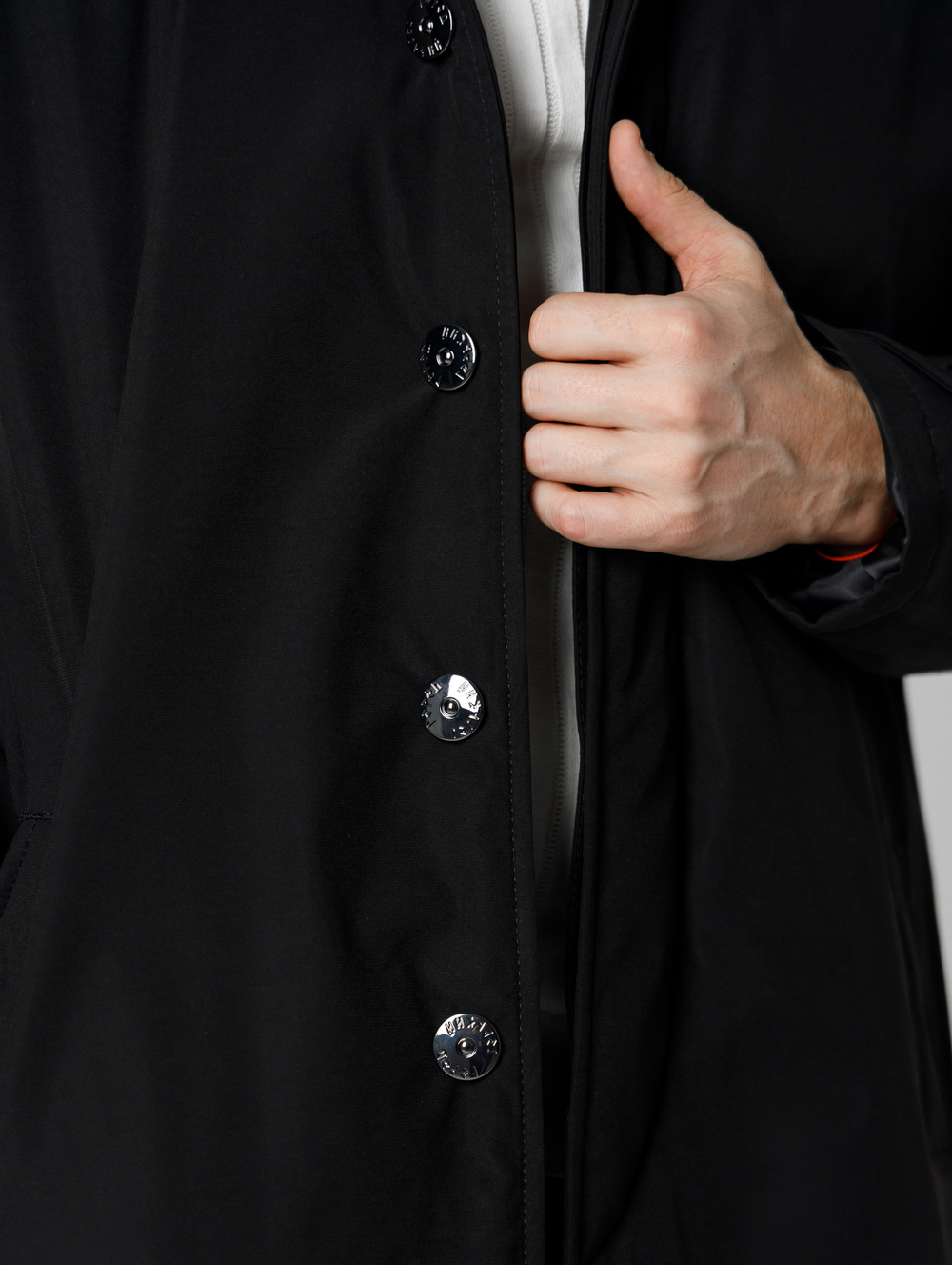 Тренч утепленный с меховым подкладом