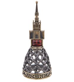 AM-4121 Колокольчик «Спасская башня» (латунь, янтарь)