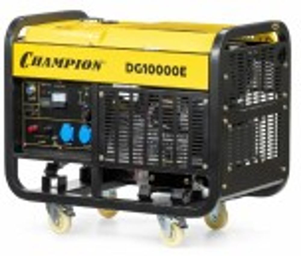 Электростанция дизельная с воздушным охлаждением CHAMPION DG10000E