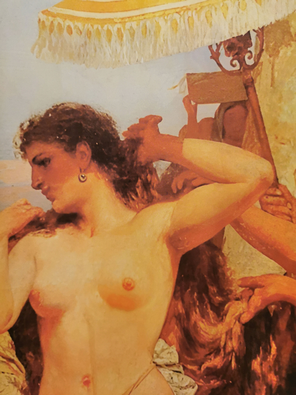 Штора «Праздник в Элевсине», по мотивам живописи художника Генриха Семирадского, картина «Фрина на празднике Посейдона в Элевсине»