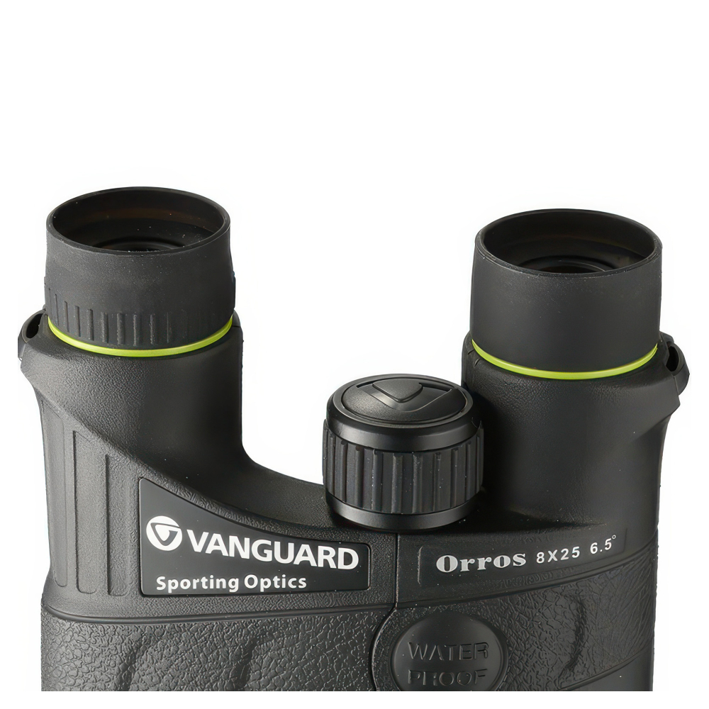 Бинокль Vanguard ORROS 8х25 — большое колесо фокусировки для удобной и быстрой настройки резкости