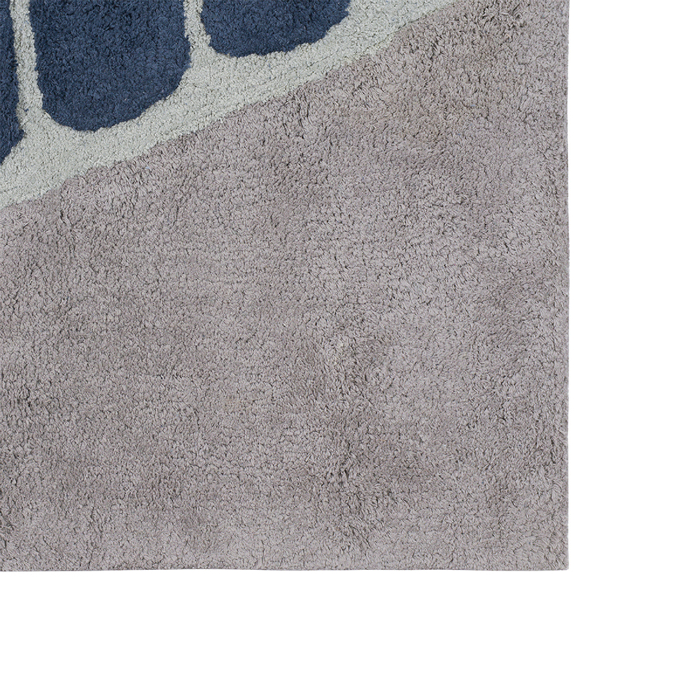 Ковер из хлопка 120х180см Tkano Terra Tea plantation серый