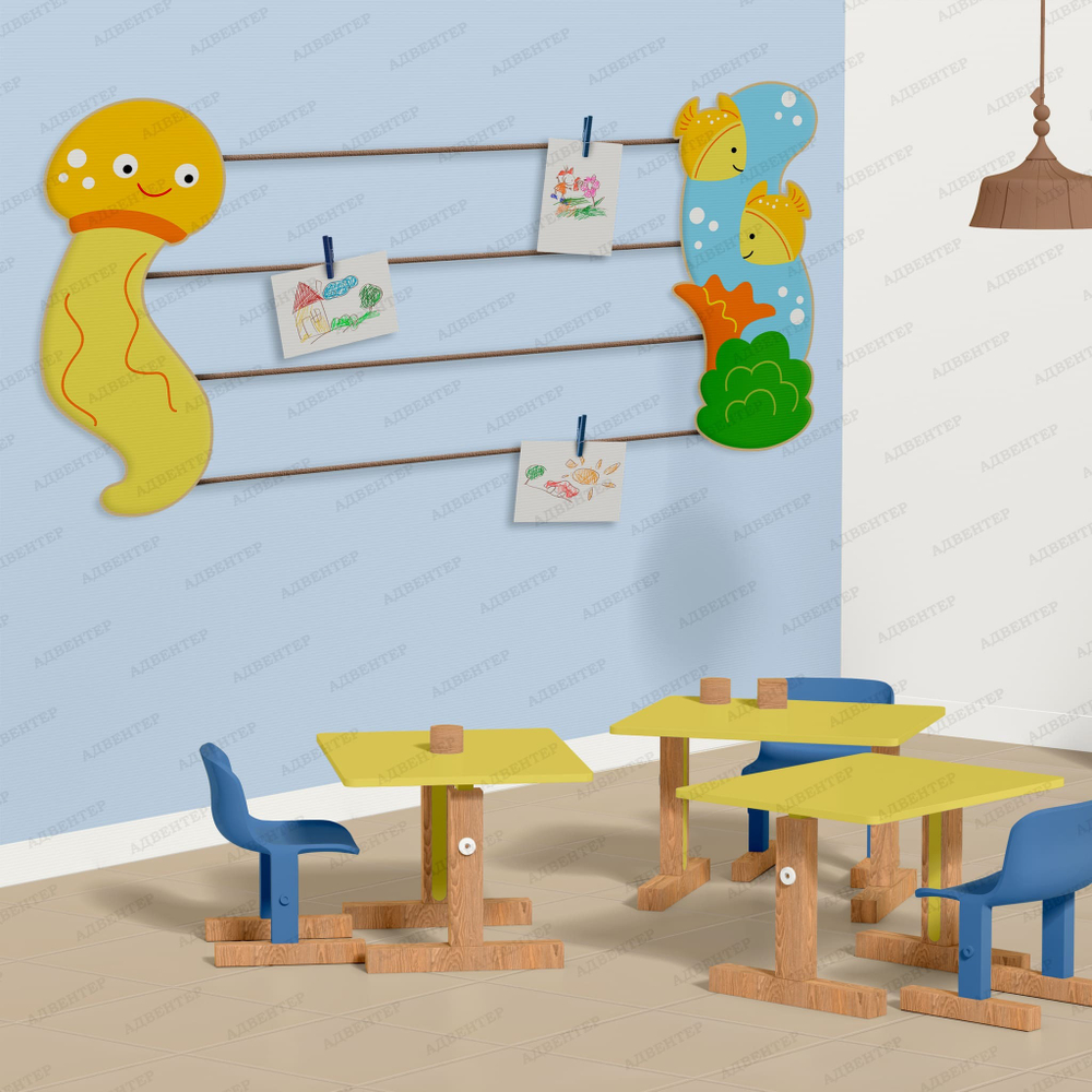 Демонстрационная система На рифе с декоративными элементами 2261