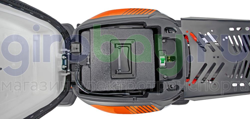Электроскутер WENBOX U2 1500W (60V/45Ah) - Чёрный фото №12