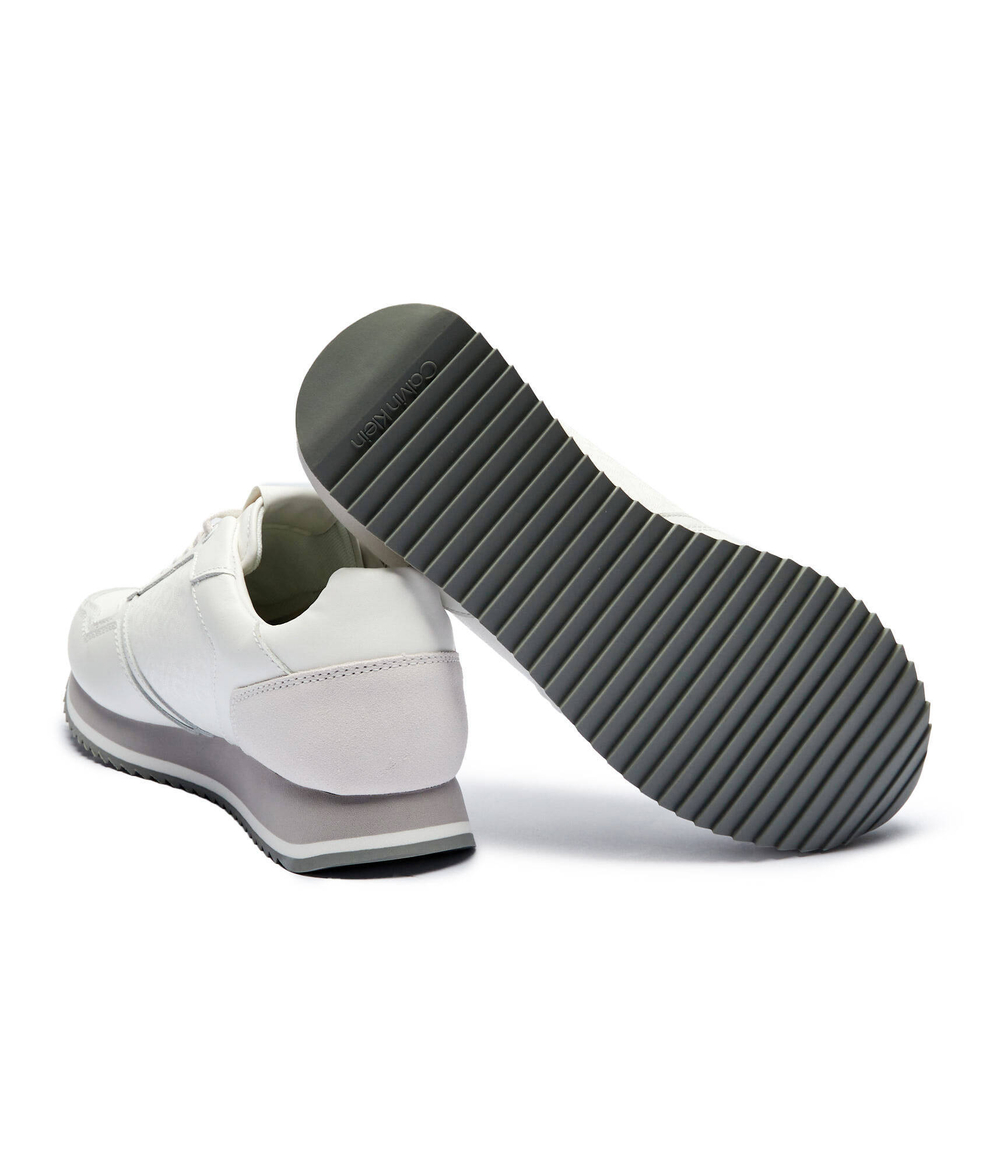 Кожаные кроссовки Calvin Klein - белый(HM0HM01807)