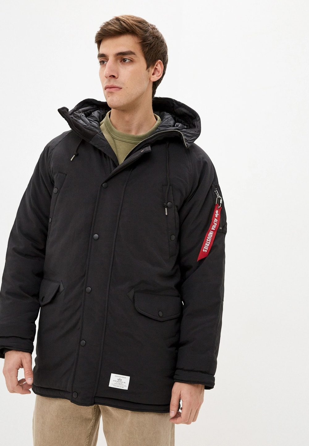 Куртка утепленная мужская ALPHA INDUSTRIES N-3B ALTITUDE MOD PARKA