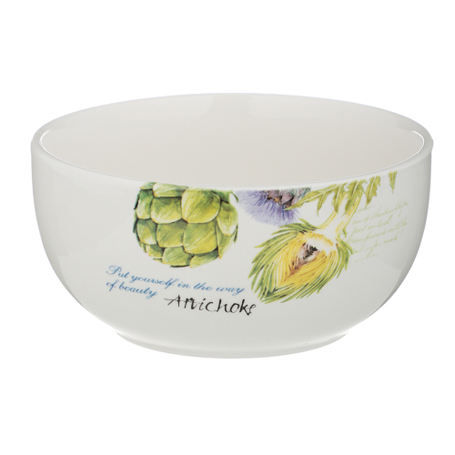 MILLIMI Артишоки Салатник, 580мл, 13,5х6,5см, керамика