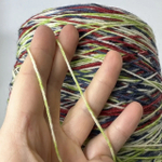 FLOWER PRINT; 75% меринос, 25% п/а; 410м/100гр; col. P-0050, цвет: салатовый, синий, бордо; S701