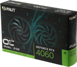 Видеокарта Palit GeForce RTX 4060 Dual OC (NE64060T19P1-1070D V1)