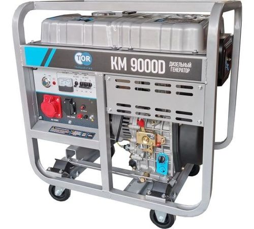Генератор дизельный TOR KM9000D трехфазный - [9 кВт / 380V] эл. пуск
