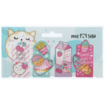 Закладки магнитные для книг, 4шт. "Sweets" (MESHU)