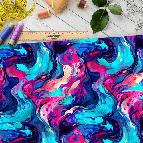 Ткань премиум сатин феерические иллюзии