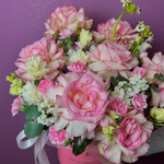 Коробка цветов "Розовая мечта" #27