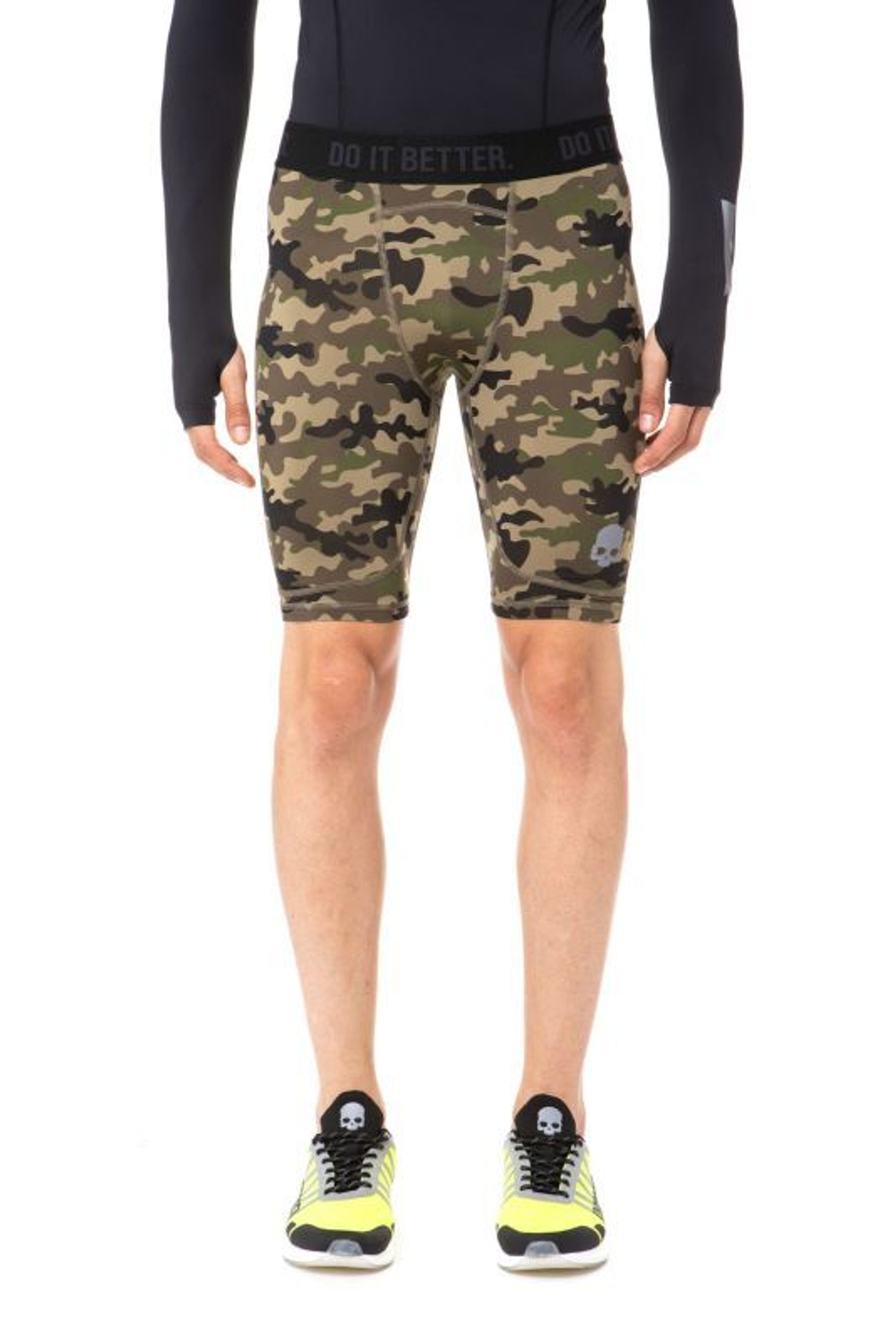 Термобелье Hydrogen Printed Second Skin Shorts Man - Green