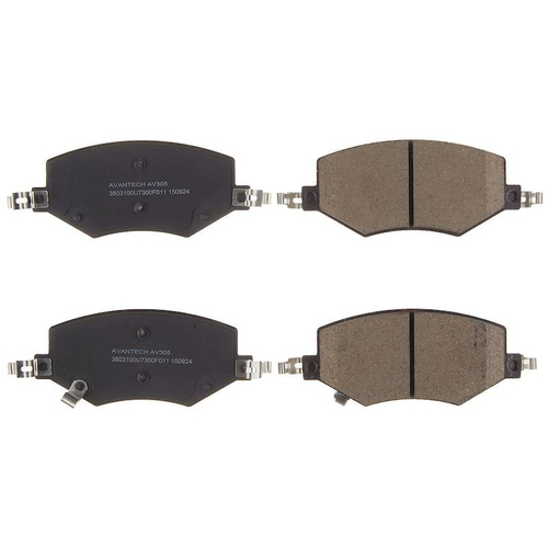 Колодки тормозные дисковые Avantech передние (противоскрипная пластина в компл.) AV305