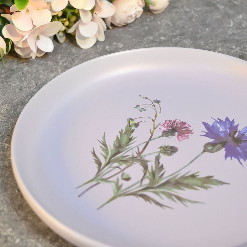 Тарелка десертная 20см Васильки