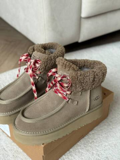 Угги из натуральной замши/ натуральная шерсть