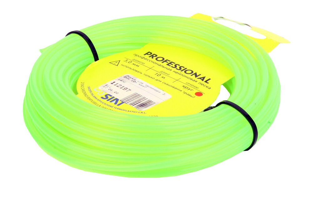 Леска SIAT ПРОФЕССИОНАЛ 3мм,круг,10м (556012)
