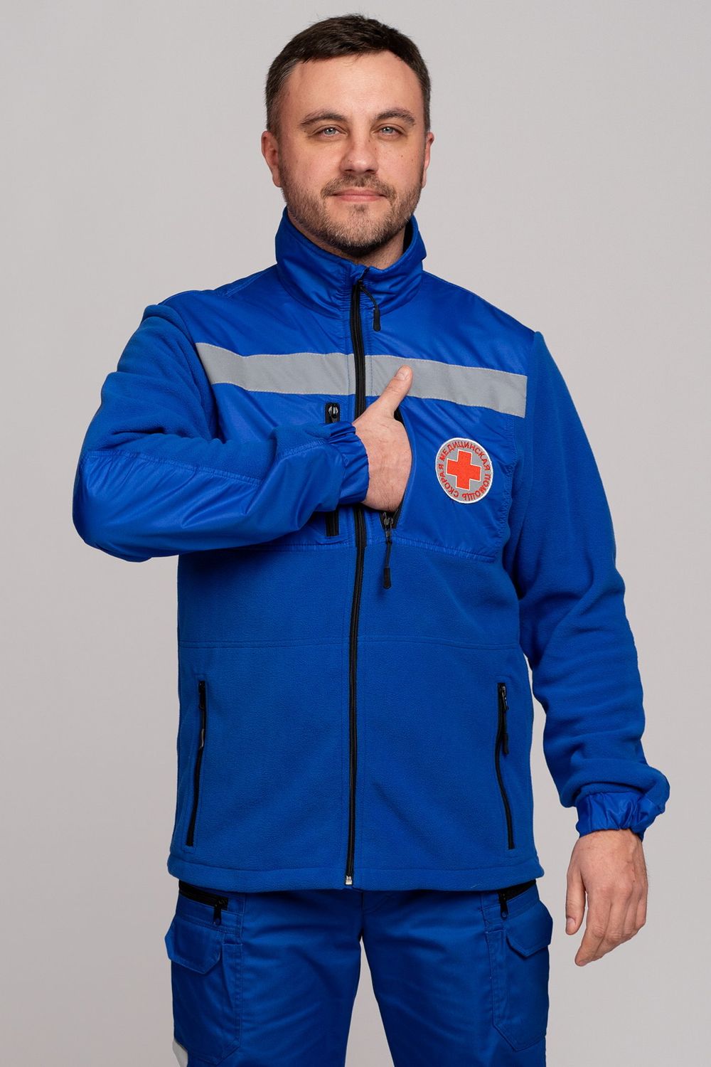 Толстовка флисовая мужская Скорая помощь Medicline