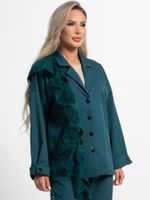 Костюм брючный Стилизация (изумруд) К15330-4М LT Collection