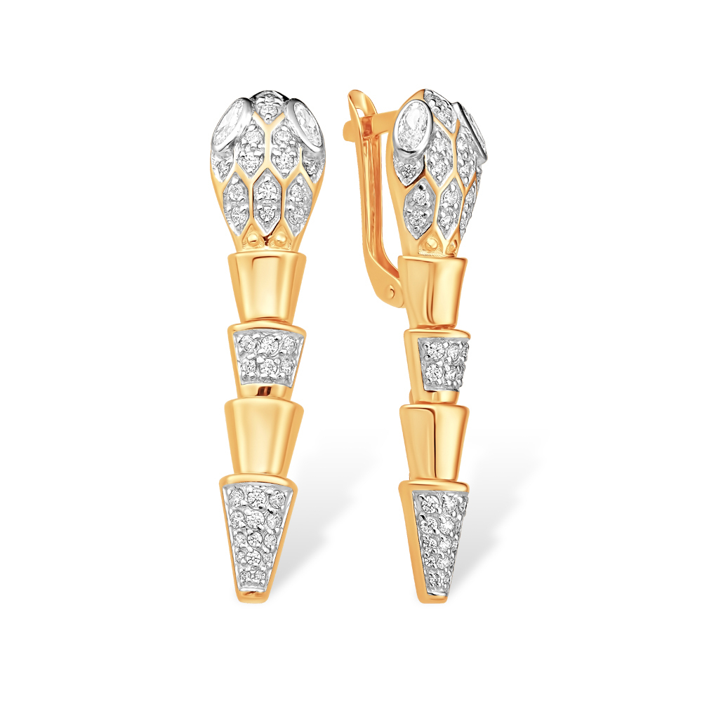 Серьги из золота 585 пробы