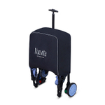 Детская прогулочная коляска Nuovita Giro Lux Denim, Nero / Джинсовый, Черный