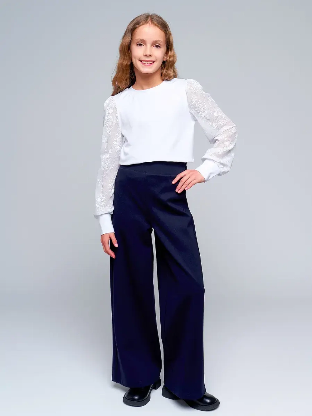 Блузка для девочки школьная нарядная