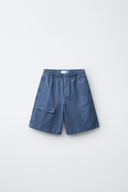 ZARA X PUKAS ШОРТЫ КАРГО PUKAS SURF, СИНИЙ
