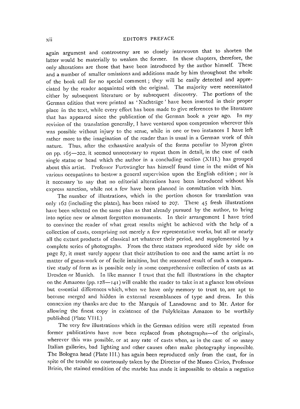 Masterpieces of Greek sculpture, a series of essays on the history of art | Adolf Furtwängler